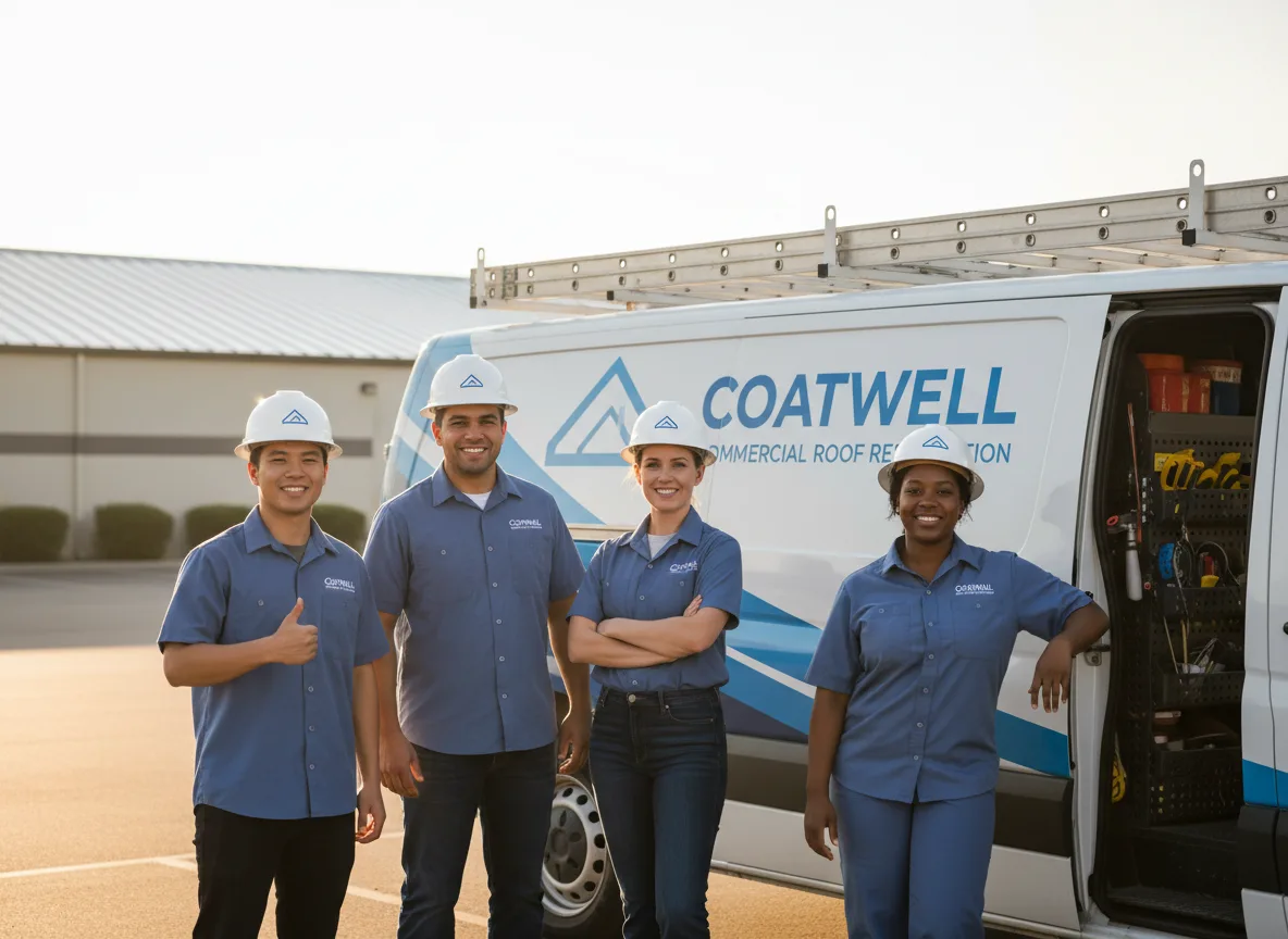 Commercial roof coating company in Woodland, WI